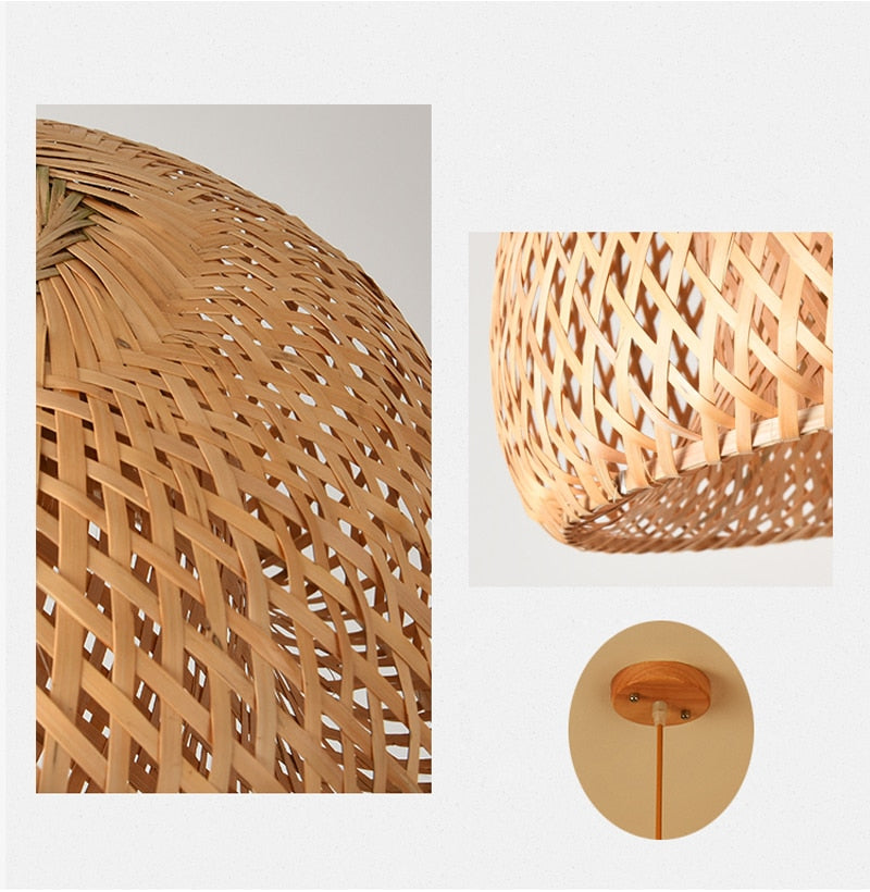 Iluminária de Bambu Artesanal Para Casa