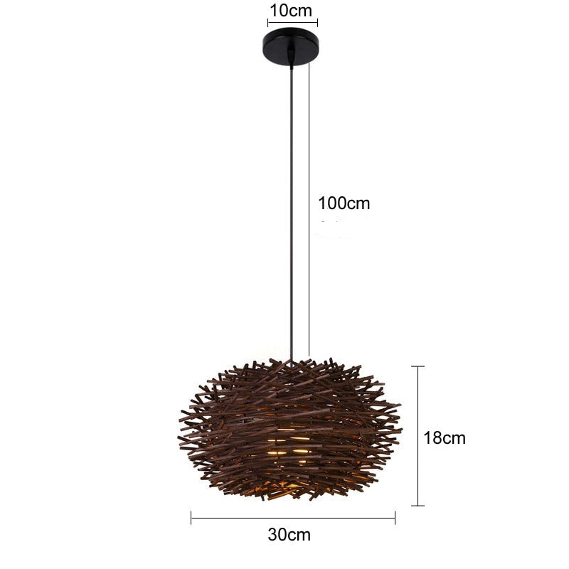 Iluminária de Bambu Artesanal Para Casa