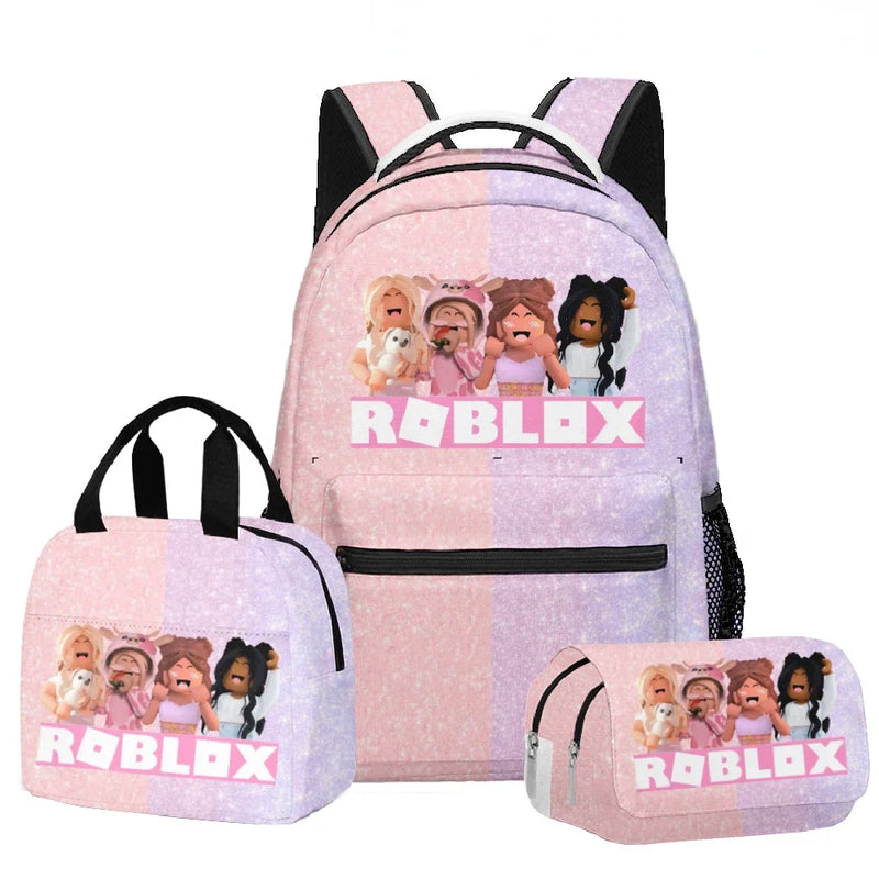 Mochila ROBLOX Virtual para o Primário