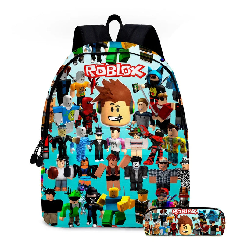 Mochila ROBLOX Virtual para o Primário