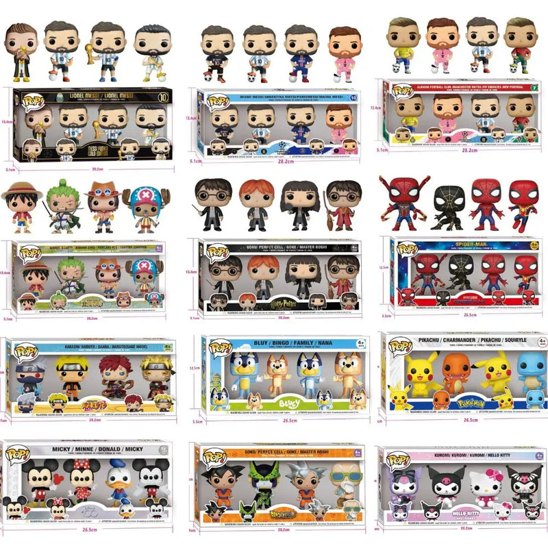 FUNKO POP 4 PCS