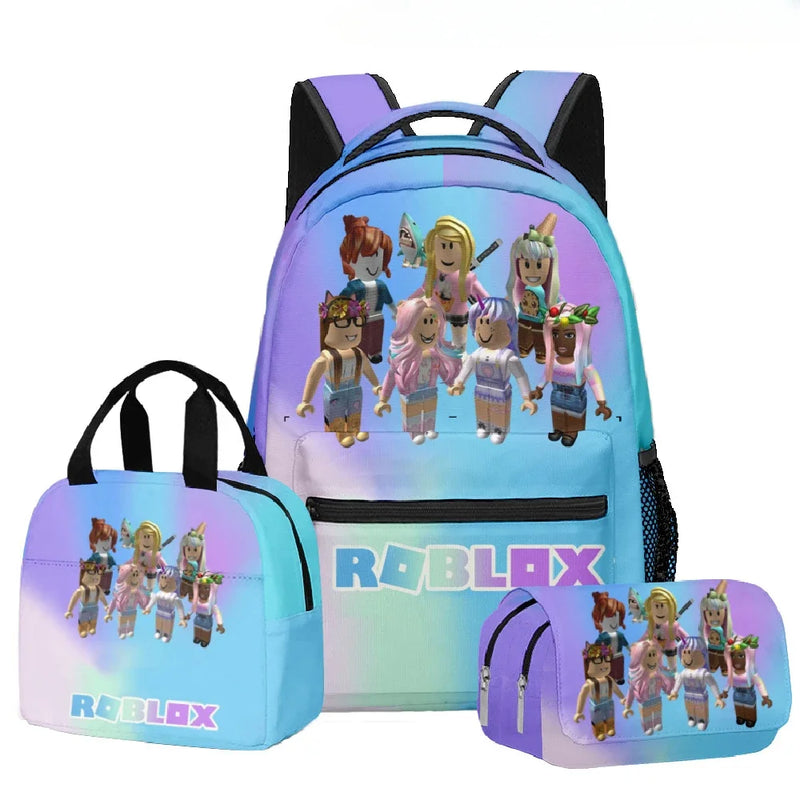 Mochila ROBLOX Virtual para o Primário