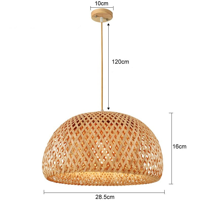 Iluminária de Bambu Artesanal Para Casa