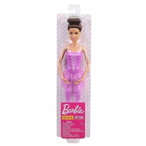 Boneca Barbie Bailarina Morena Vestido Lilás