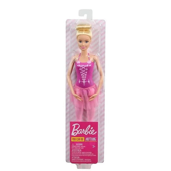 Boneca  Barbie Bailarina Loira -  Vestido Rosa