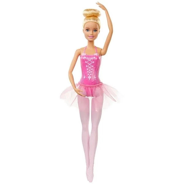 Boneca  Barbie Bailarina Loira -  Vestido Rosa